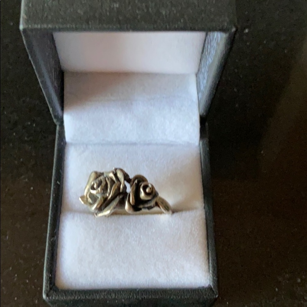 Sterling Rose Ring